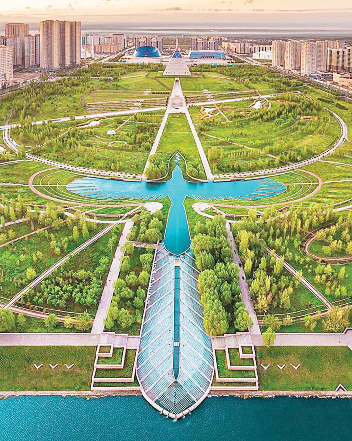 Парк Астана в Нурсултане
