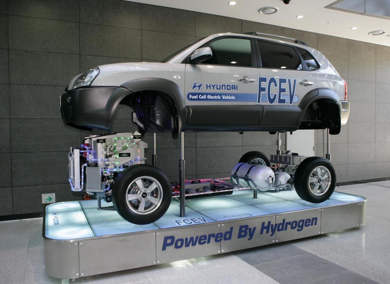 Водородные авто. Hyundai hydrogen fuel Cell. Hydrogen fuel Cell машина. Hyundai Tucson hydrogen FCEV. Водородный двигатель для автомобиля Hyundai.